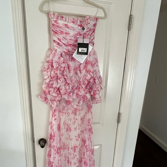 Printed Chiffon Mini Dress by Philosphy Di Lorenzo Serafini - Picture 3 of 8